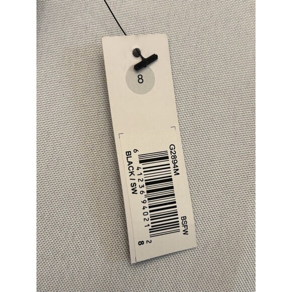 MAGGY LONDON Sheath Dress Size 8 Black White Floral Knee Length Sleeveless NWT - Picture 5 of 16